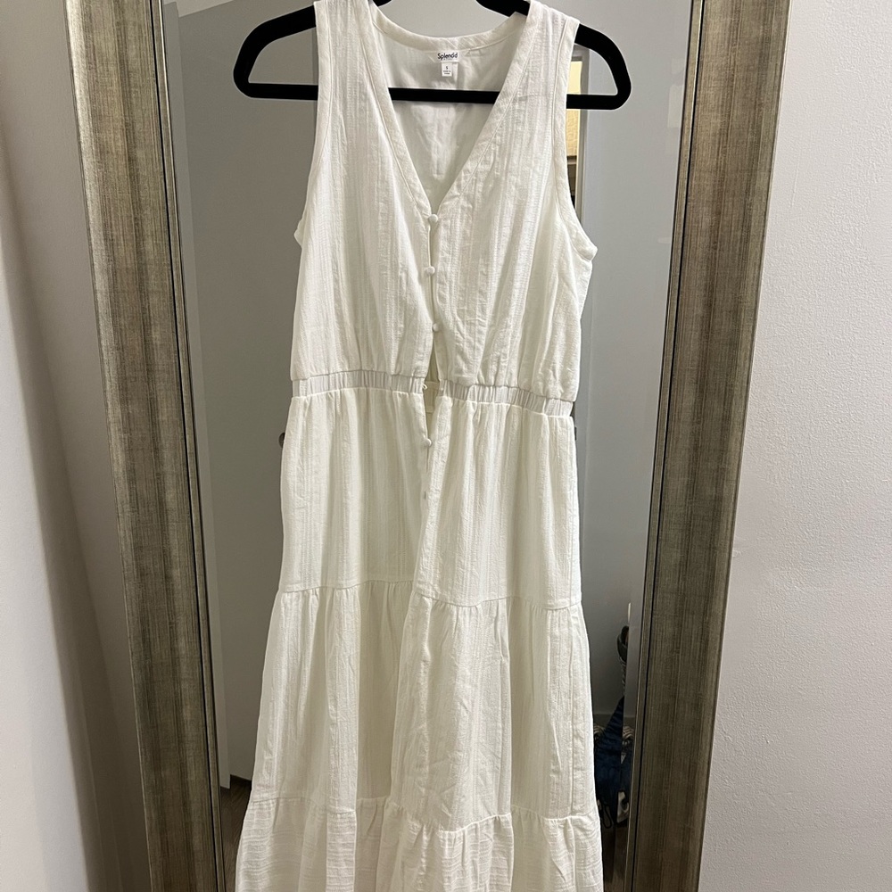 Brand new splendid linen maxi dress